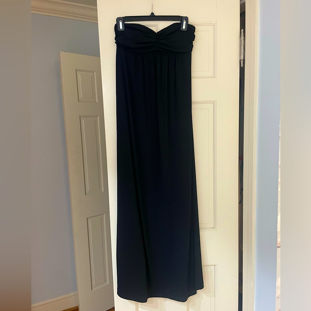 black maxi dress size small
